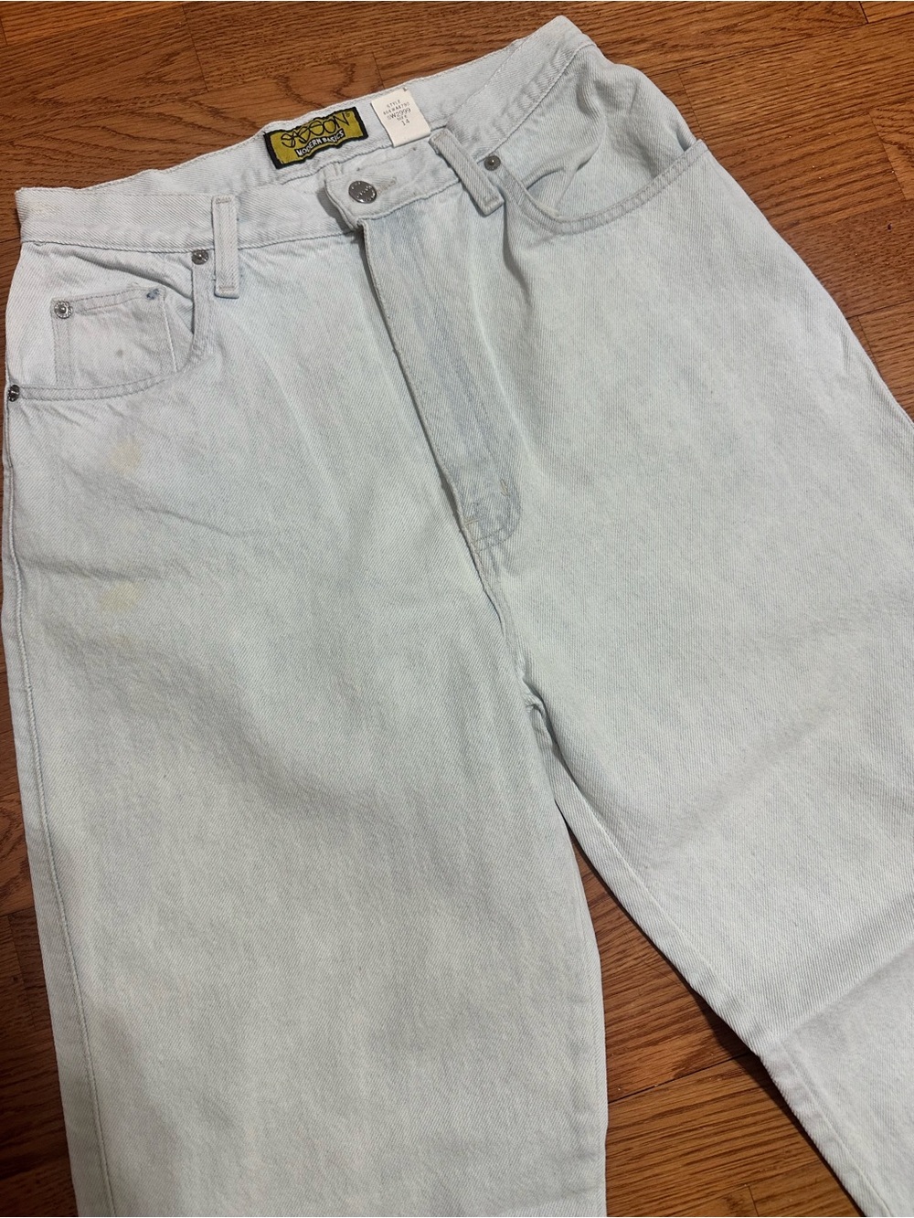 Vintage Modern Basics Light Wash High-Rise Jeans Women’s Size 14